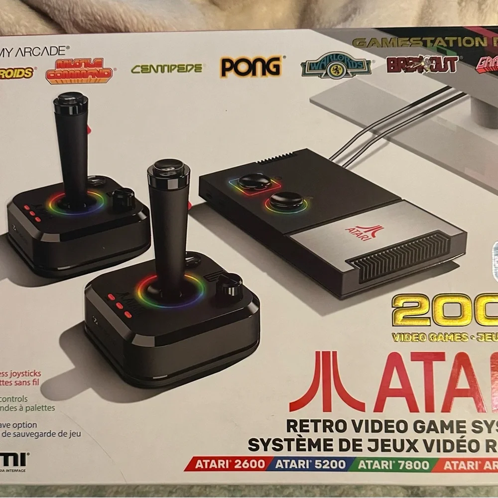 Atari Retro Video Game Console - Black